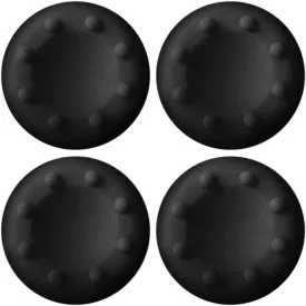4PCS Thumb Stick Grips Caps Silicone Analog Thumbstick Grips Cover for Xbox One Xbox 360 PS5 PS3 PS4 PS4 Pro Slim Accessories (Black)