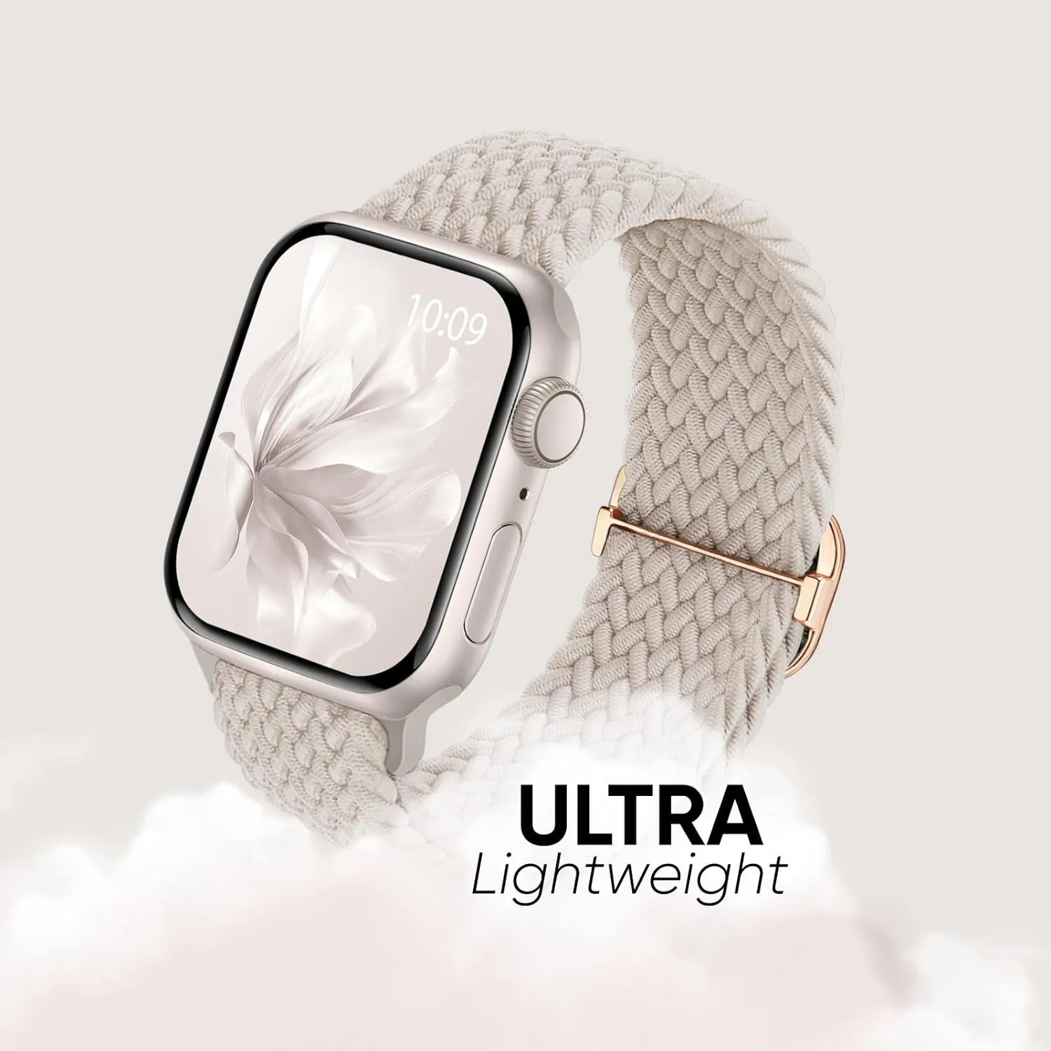 6 Pack Braided Stretchy Bands Compatible with Apple Watch Band 38mm 40mm 41mm 42mm 44mm 45mm 46mm 49mm Women Men, Adjustable Nylon Solo Loop Elastic Straps for iWatch Series 10 9 8 7 6 5 4 3 SE Ultra