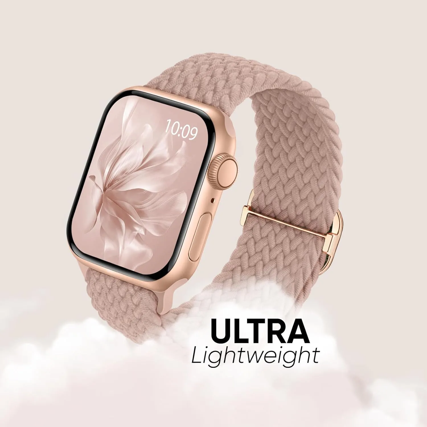 6 Pack Braided Stretchy Bands Compatible with Apple Watch Band 38mm 40mm 41mm 42mm 44mm 45mm 46mm 49mm Women Men, Adjustable Nylon Solo Loop Elastic Straps for iWatch Series 10 9 8 7 6 5 4 3 SE Ultra