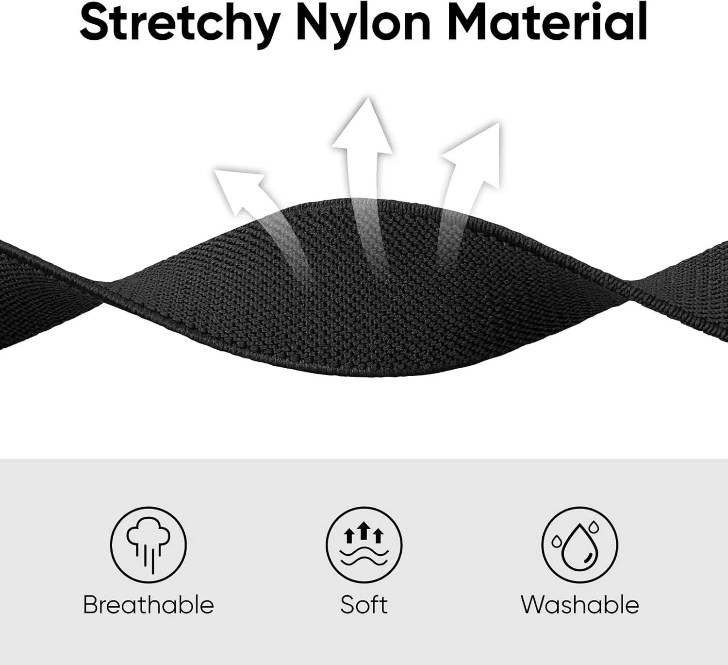 6 Pack Stretchy Solo Loop Compatible with Apple Watch Band 45mm 46mm 44mm 42mm 49mm 41mm 40mm 38mm Men Women, Braided Elastic Nylon Strap for iWatch Series 10 9 8 7 6 5 4 3 SE SE 2 Ultra Ultra 2