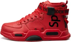 Ahico Mens Fashion Sneakers High Top Walking Shoes Sport Athletic Casual Shoe Vogue Stylish Men