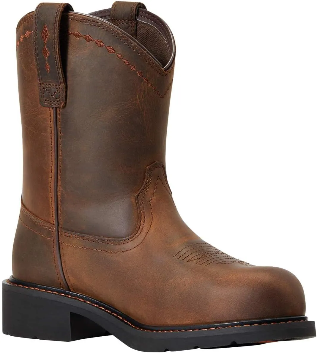 Ariat Women's Fatbaby Work Pull-on Steel Toe Work Boot