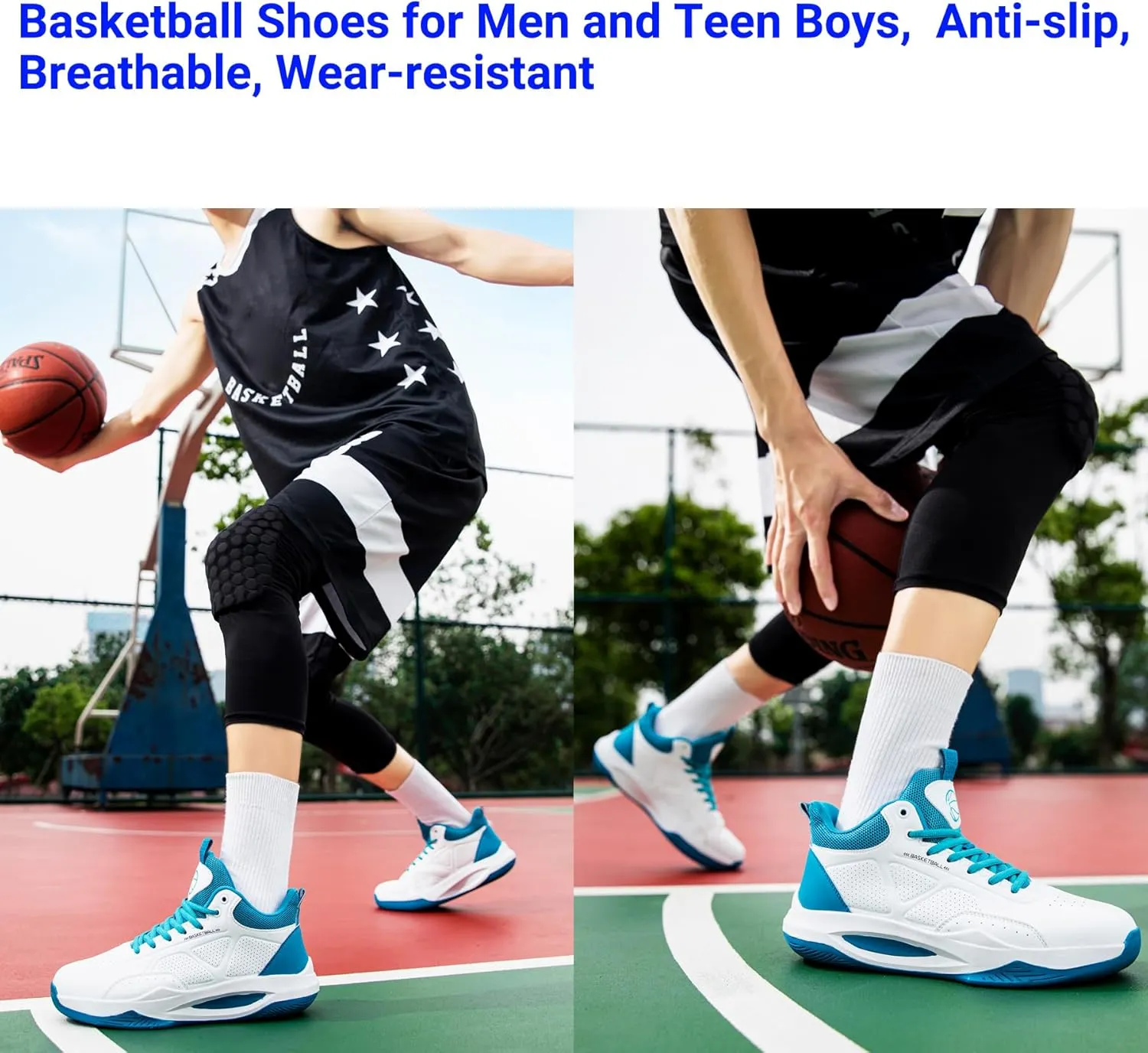 Beita High Upper Basketball Shoes for Men Sneakers Breathable Sports Shoes Anti Slip