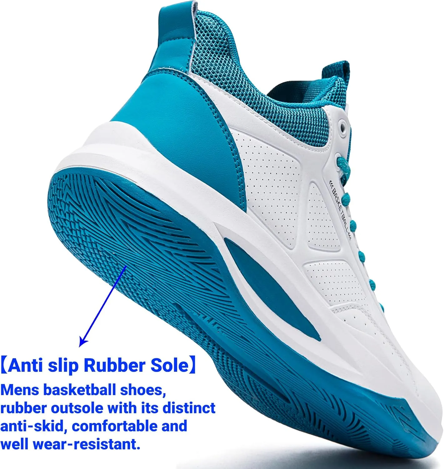 Beita High Upper Basketball Shoes for Men Sneakers Breathable Sports Shoes Anti Slip