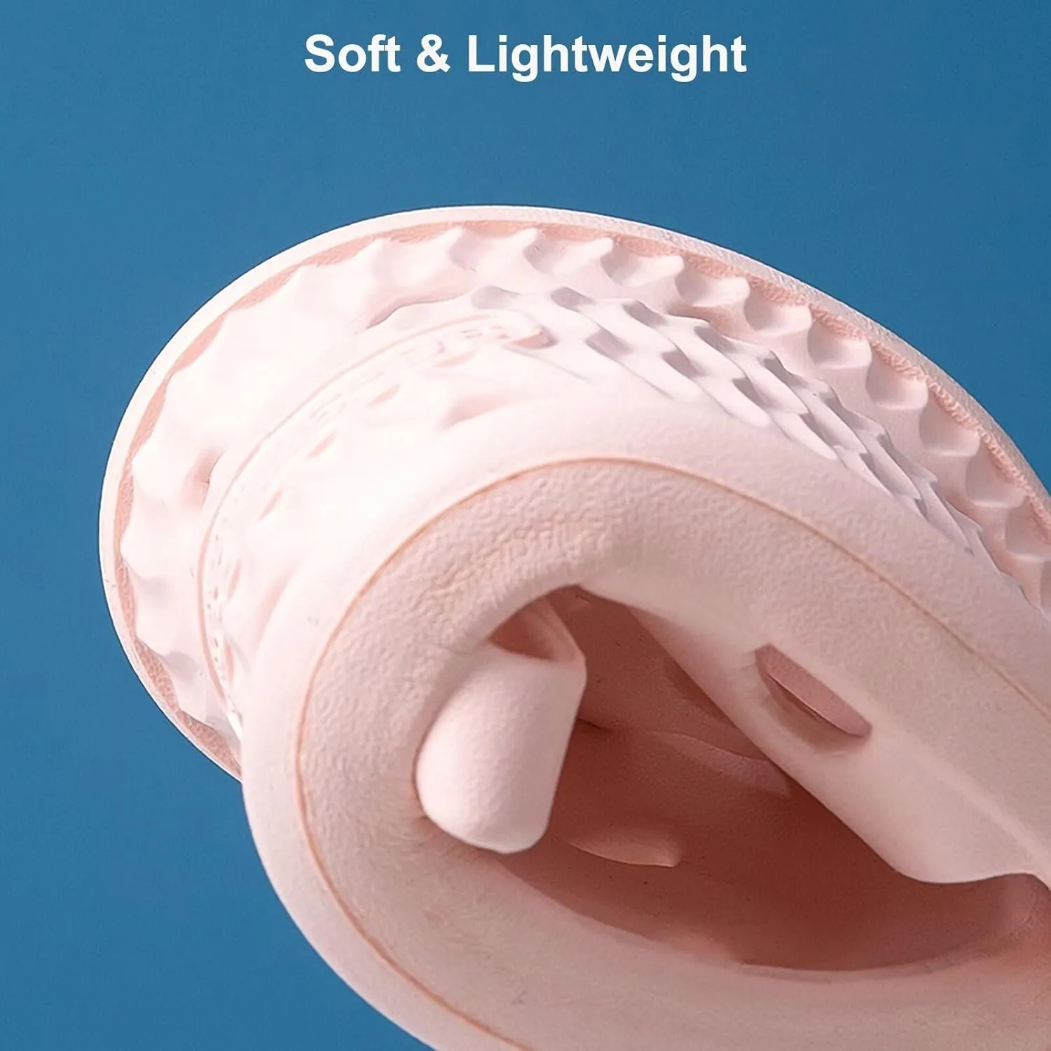 FINLEEO Shower Shoes for Women Men, Comfortable Quick Drying Non-Slip Pool Beach Bathroom Travel Slippers, Lightweight House Slippers