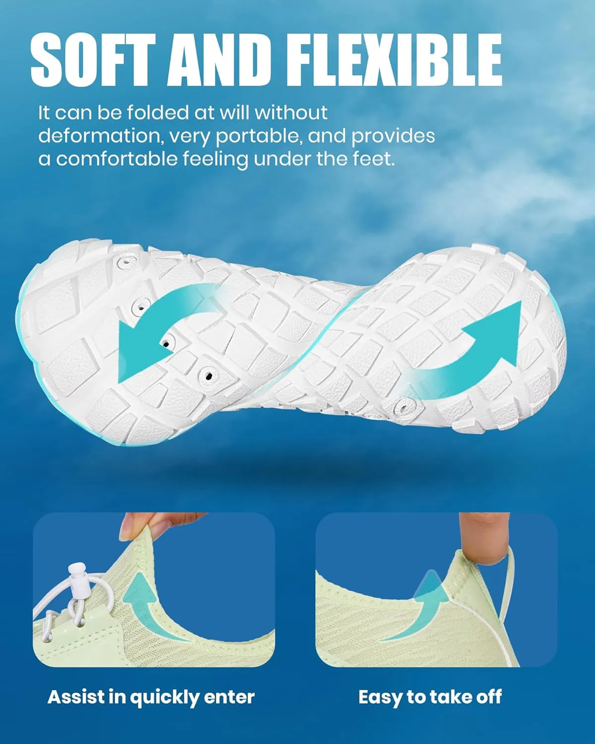Hike Barefoot Water Shoes Women Men, Newly Water-Drops Pattern Pro Minimalist Shoe Quick Dry Wide Toe Breathable & Non-Slip for Hiking Beach Aqua Surf Swim