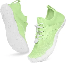 Hike Barefoot Water Shoes Women Men, Newly Water-Drops Pattern Pro Minimalist Shoe Quick Dry Wide Toe Breathable & Non-Slip for Hiking Beach Aqua Surf Swim