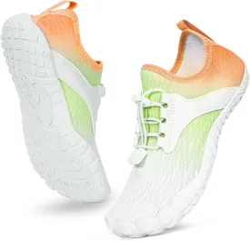 Hike Barefoot Water Shoes Women Men, Newly Water-Drops Pattern Pro Minimalist Shoe Quick Dry Wide Toe Breathable & Non-Slip for Hiking Beach Aqua Surf Swim