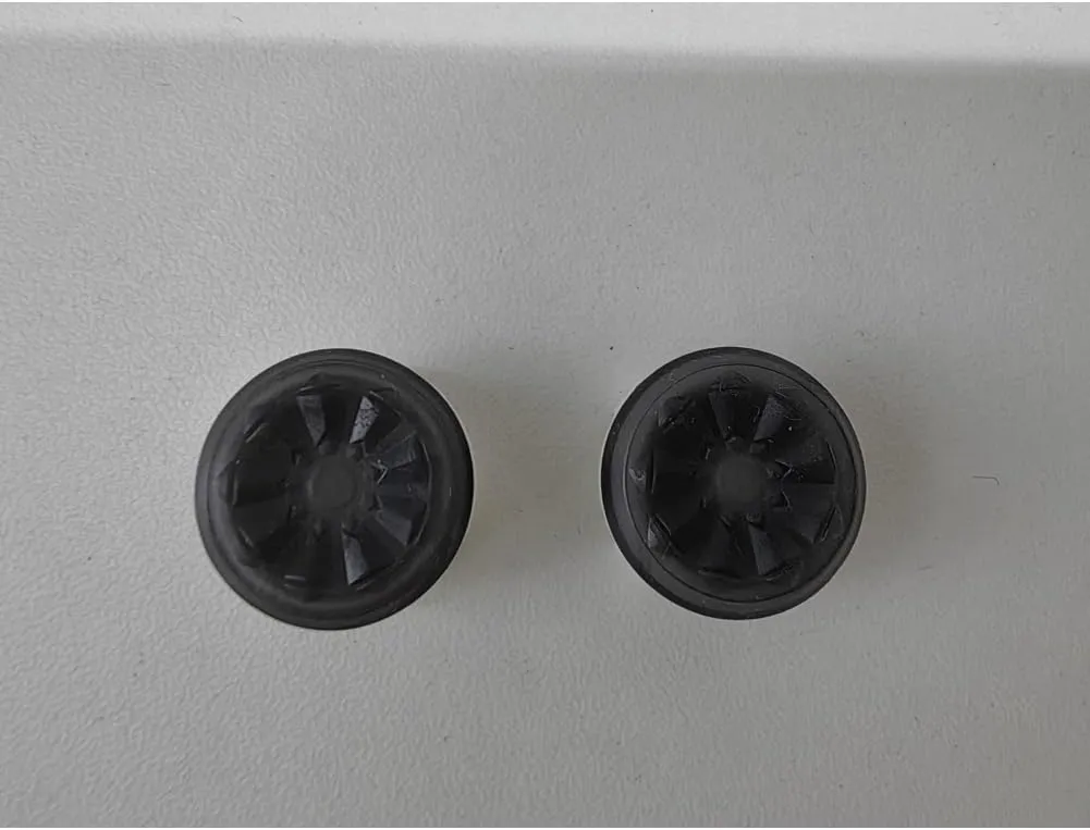 Joystick Caps Accessories for PlayStation Portal Remote Player, Thumbs Grips Caps 2 High-Rise Concave Anti-Slip Wear-Resistant Thumb Stick Caps for PS5 Portal (Black)