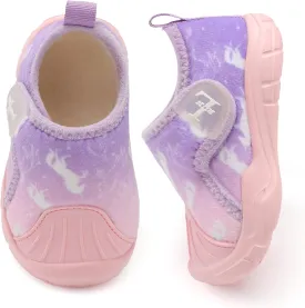 L-RUN Toddler Slippers Soft Boys Girls Barefoot House Slippers Anti-slip Lightweight Home Shoes for Indoor Outdoor Walking