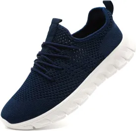 Mens Running Shoes Slip On Tennis Walking Sneakers Workout Athletic Lightweight Casual Sport Shoes