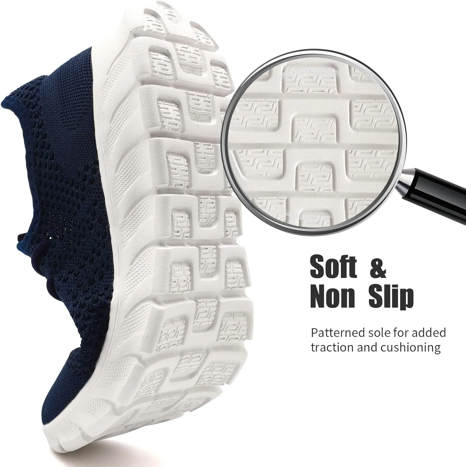 Mens Running Shoes Slip On Tennis Walking Sneakers Workout Athletic Lightweight Casual Sport Shoes