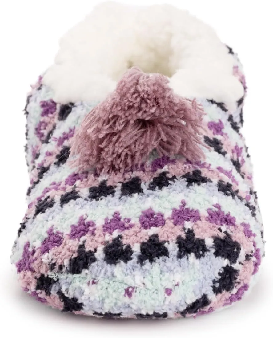 MUK LUKS Women's Cozy Ballerina Slipper with Sherpa Lining