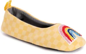 MUK LUKS Women's Cozy Ballerina Slipper with Sherpa Lining