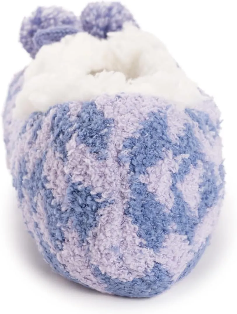 MUK LUKS Women's Cozy Ballerina Slipper with Sherpa Lining