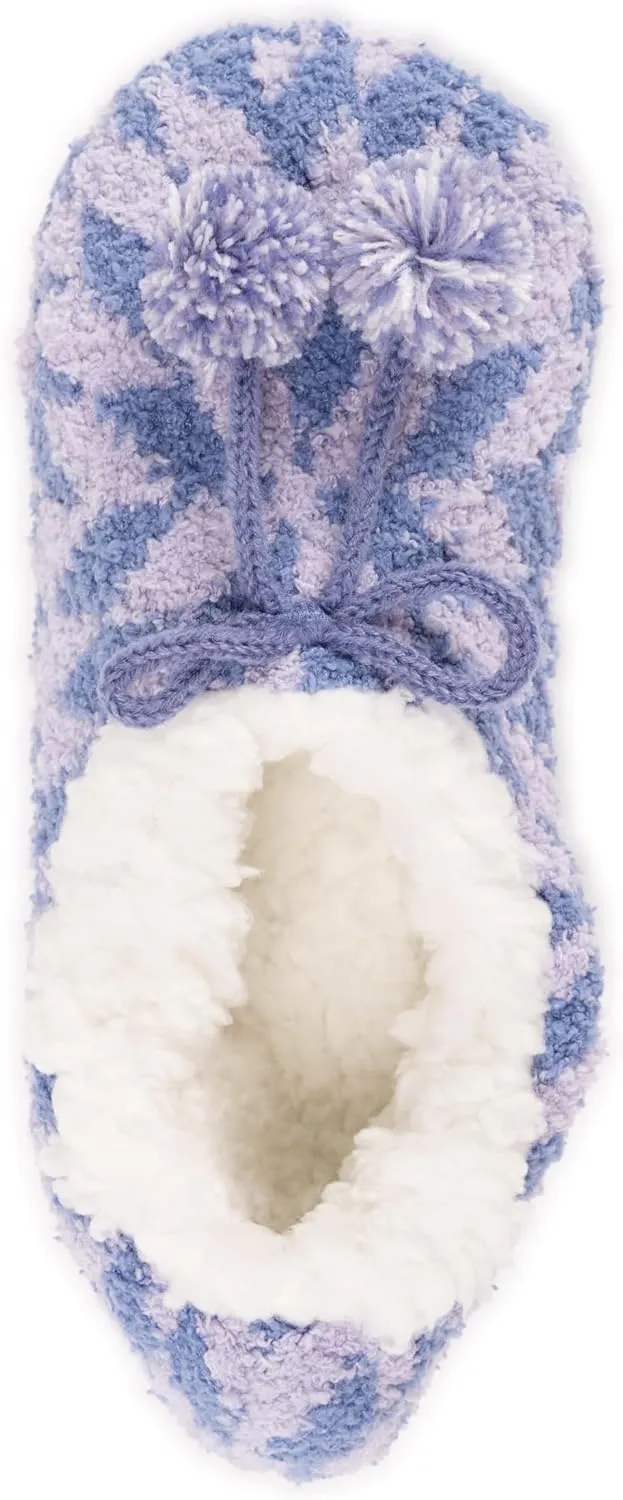 MUK LUKS Women's Cozy Ballerina Slipper with Sherpa Lining
