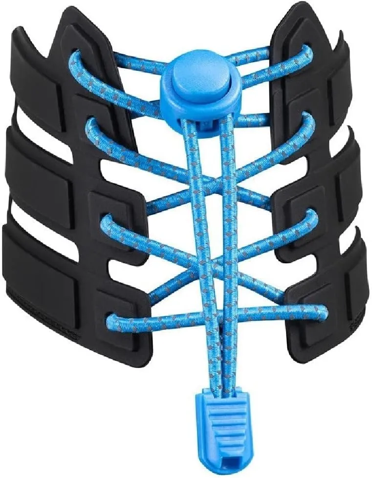 No Tie Shoelaces - Tieless Elastic Shoe Laces - Strong Lock Shoelaces for Sneakers - One Size Fits All for Adults and Kids
