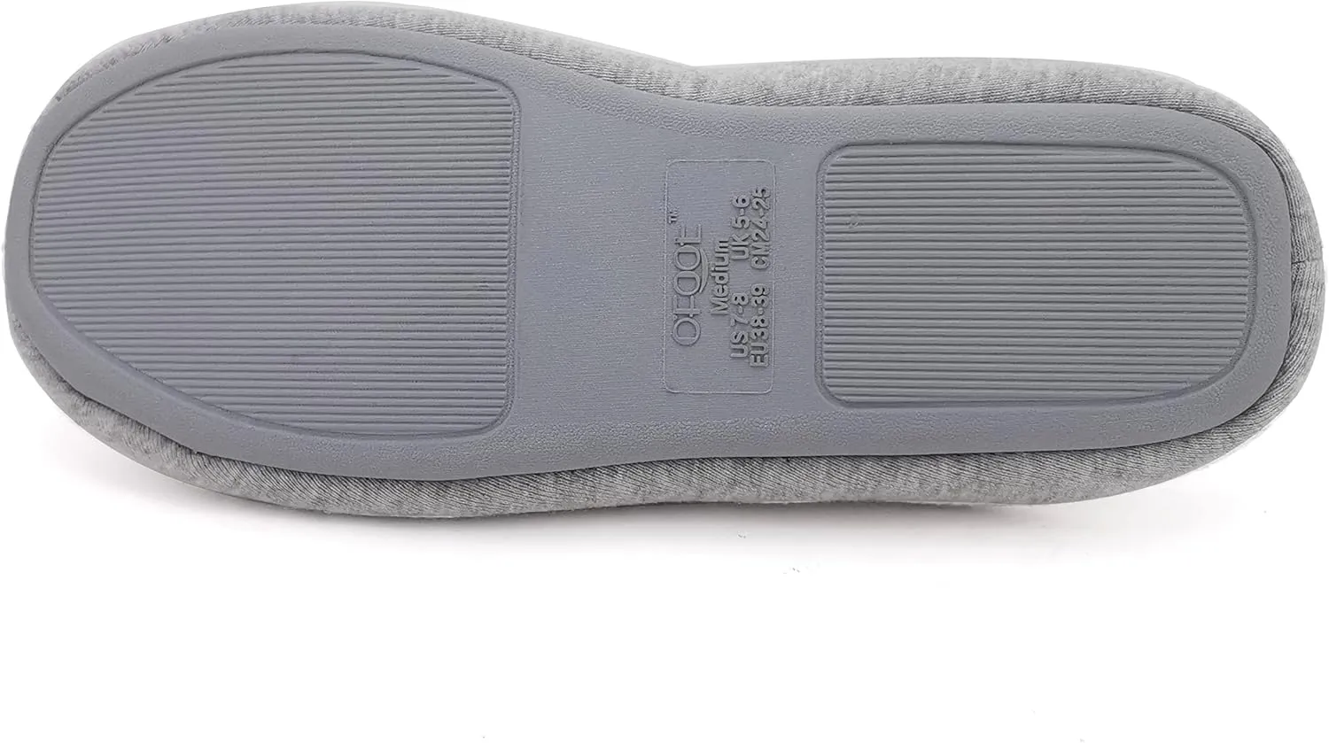 ofoot Women's Memory Foam Cotton House Slippers for Summer - Comfortable,Washable Indoor Bedroom Shoes with Non-Slip Rubber Outsoles