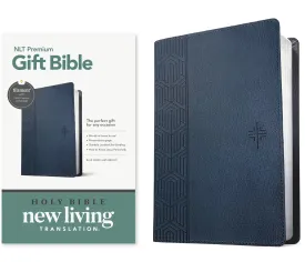 Premium Gift Bible NLT, Filament Enabled (LeatherLike, Blue Cross, Red Letter) Imitation Leather  May 6, 2025
