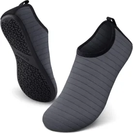 SEEKWAY Water Shoes Women Men Adult Quick-Dry Aqua Socks Barefoot Non Slip for Beach Swim River Pool Lake surf Black SK002(U)