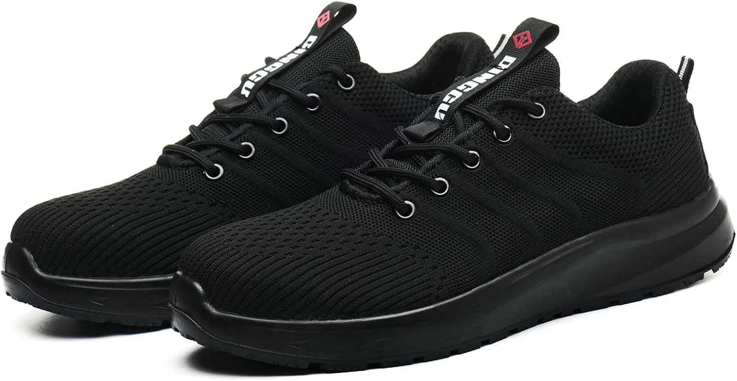 Steel Toe Shoes for Men Woman Non Slip Work Shoes,Comfortable Men's Work & Safety Footwear Lightweight Composite Toe Sneakers