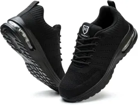 Steel Toe Shoes for Men Women Lightweight Comfortable Work Shoes Indestructible Slip Resistant Safety Shoes for Construction