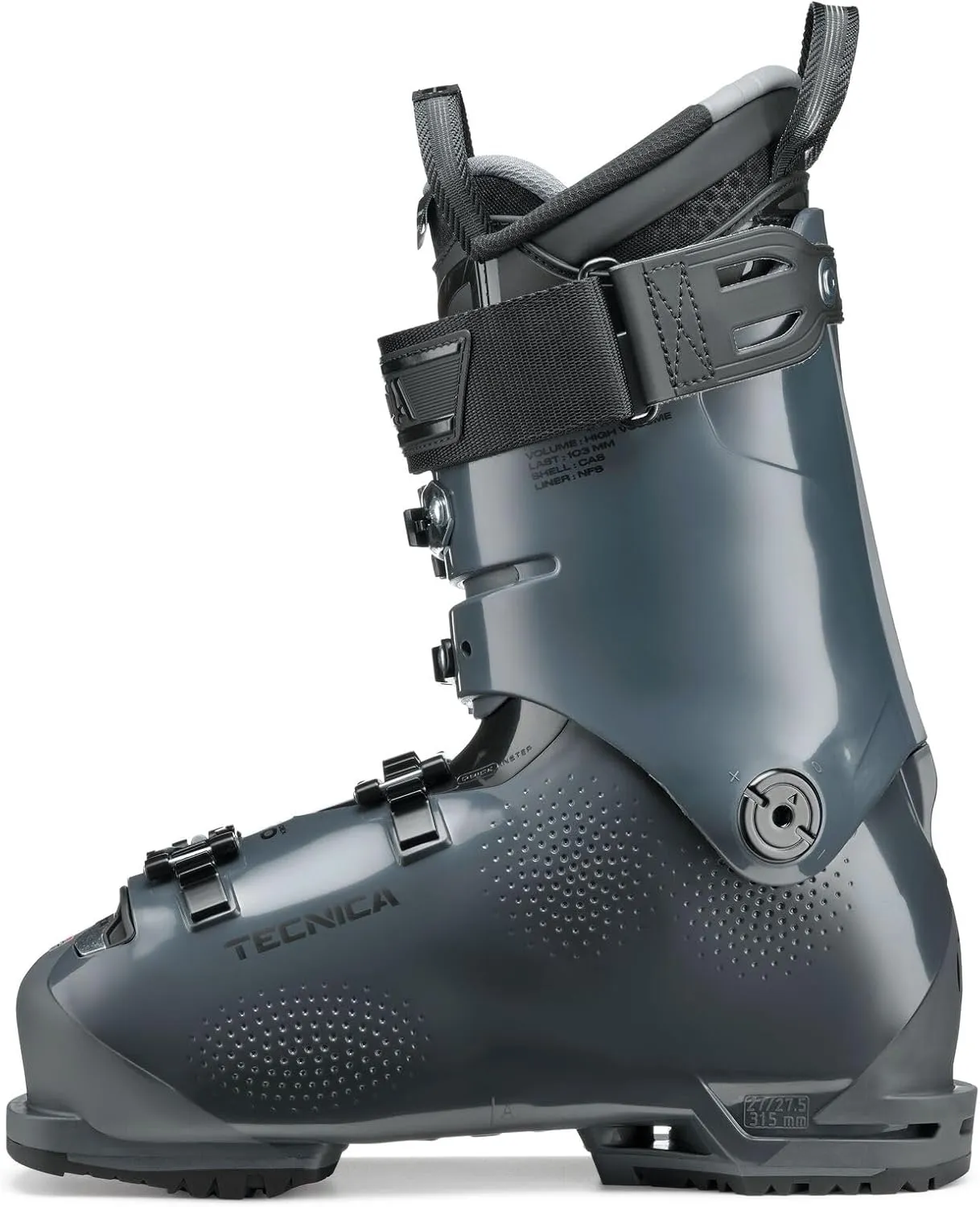 TECNICA Men's Gripwalk Lift-Lock Buckles Mach Sport Hv High Volune 110 Alpine Ski Boots