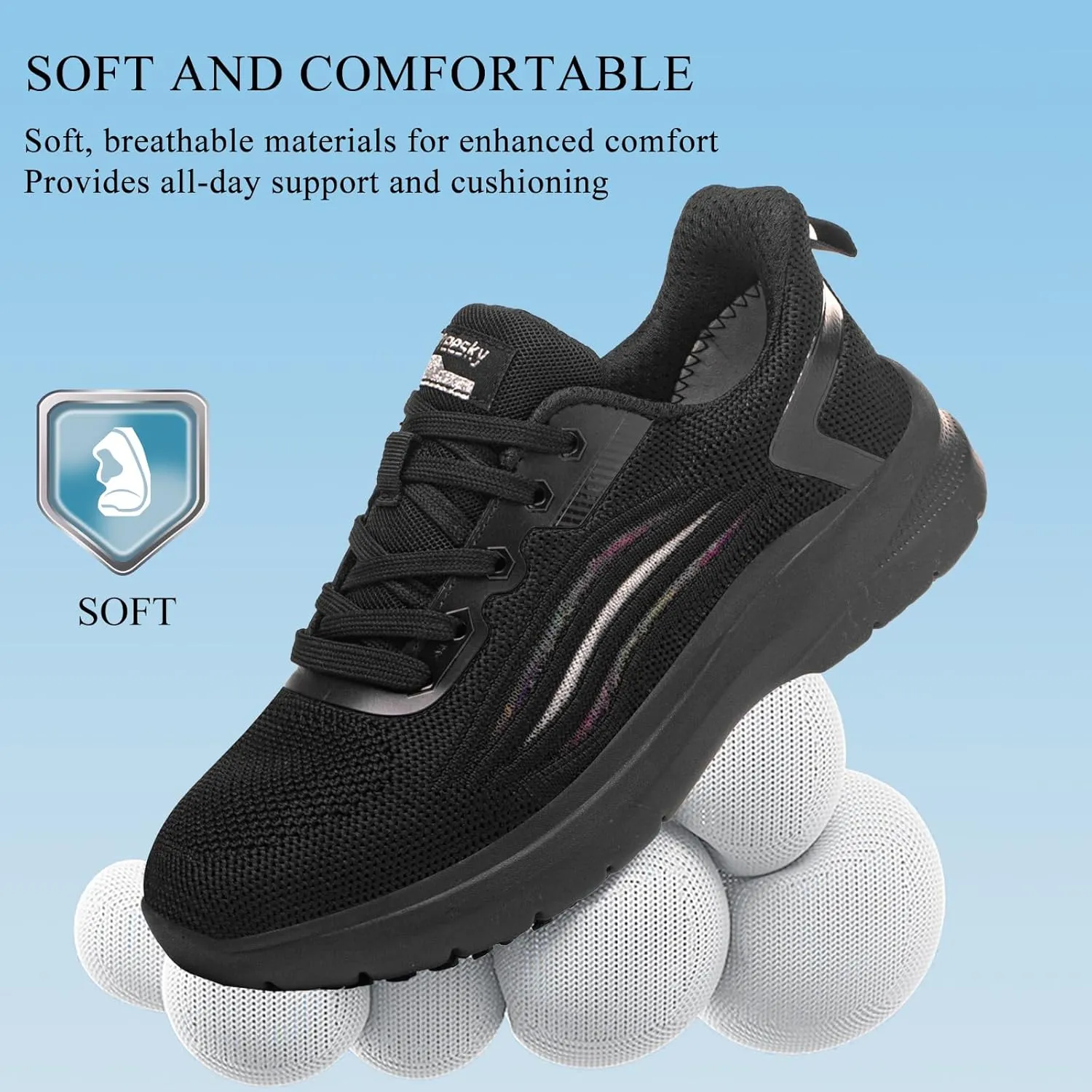 Treesky Non-Slip Shoes for Women in Food Service - Lightweight, Comfortable, Suitable for Restaurant and Crew Work