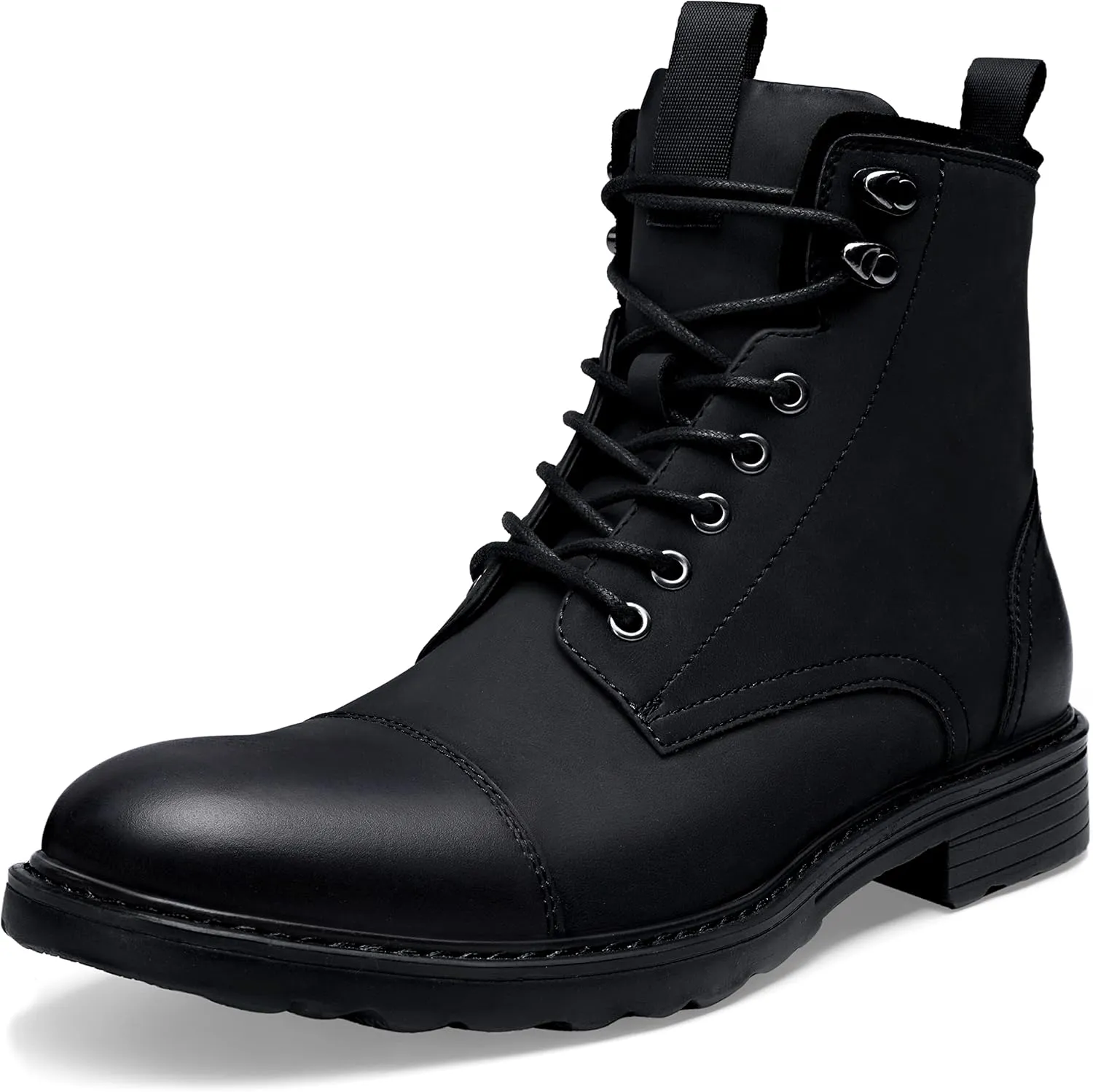 Vostey Mens Boots Motorcycle Casual Boots For Men Zipper Fashion Chukka Boot Mens