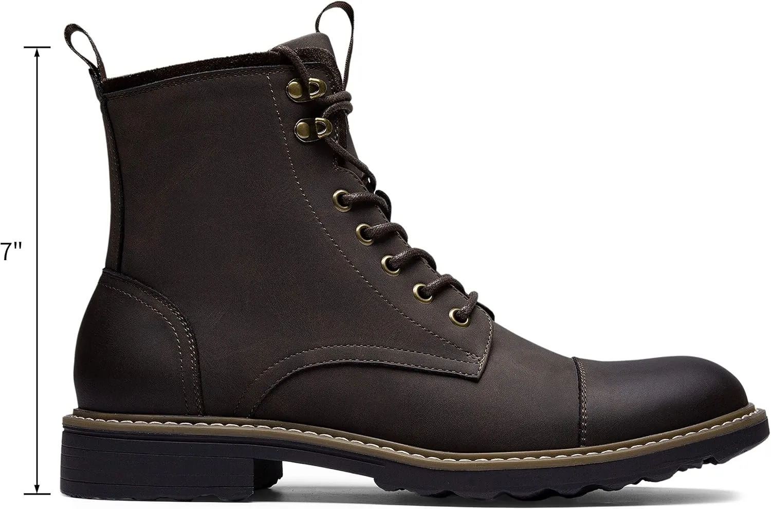 Vostey Mens Boots Motorcycle Casual Boots For Men Zipper Fashion Chukka Boot Mens