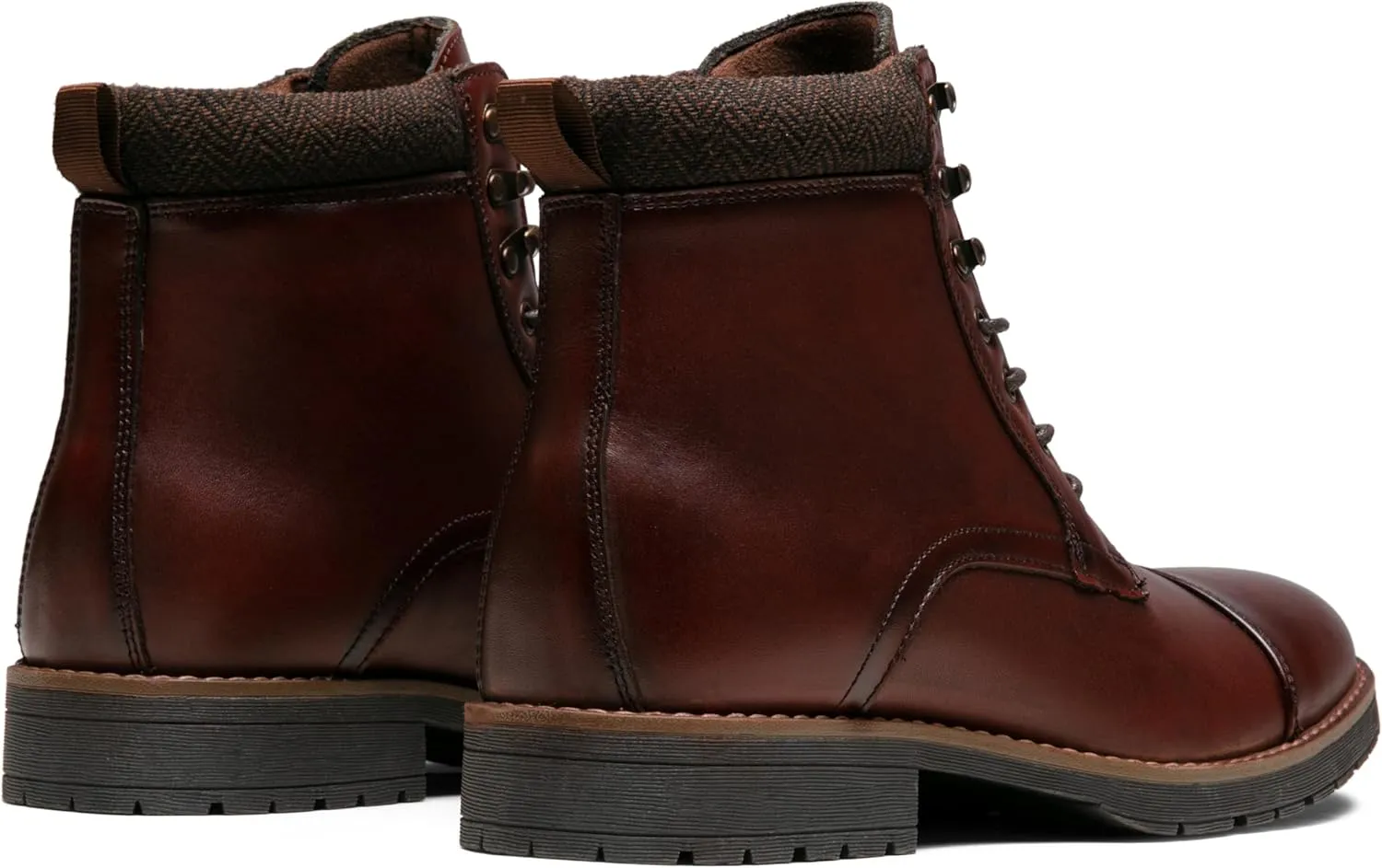 Vostey Mens Boots Motorcycle Casual Boots For Men Zipper Fashion Chukka Boot Mens