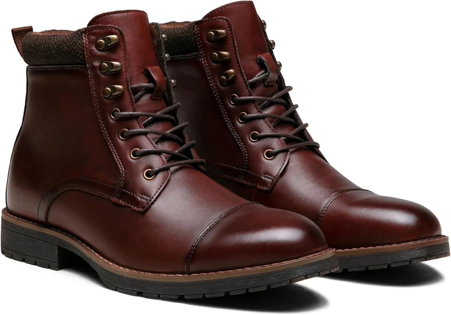 Vostey Mens Boots Motorcycle Casual Boots For Men Zipper Fashion Chukka Boot Mens