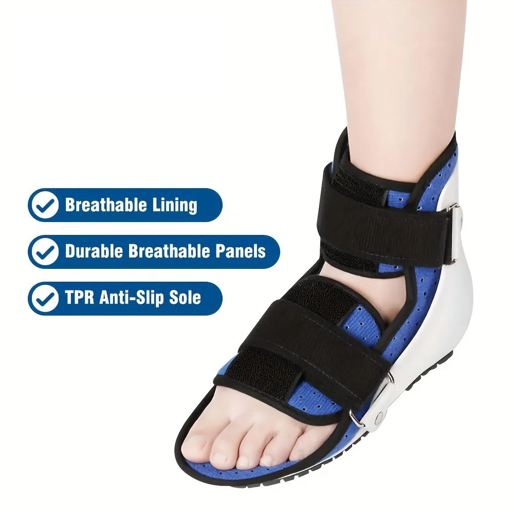 Walking Boot for Broken Foot Medical Fracture Foot Brace Post Op Shoe Women Orthopedic Shoes Ankle Boot Broken Pinky Toe Splint Medical Boots For Foot Injuries Men,S-Left foot