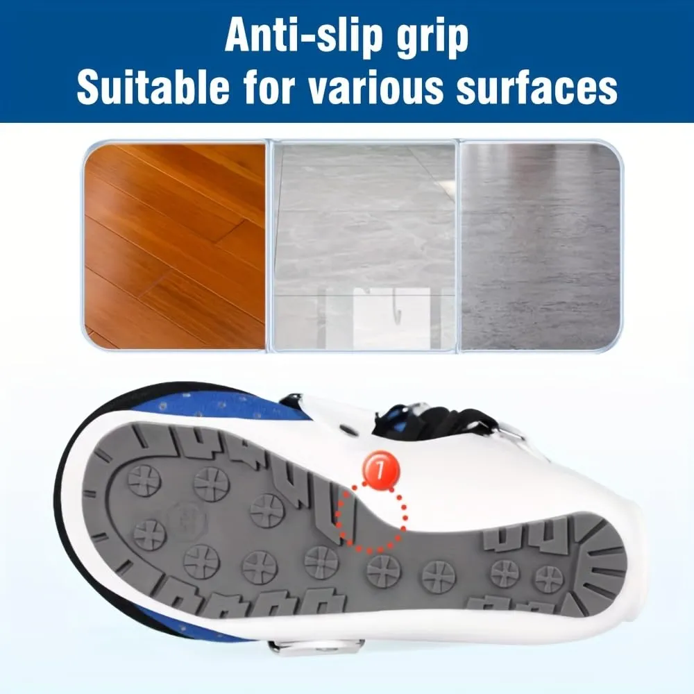 Walking Boot for Broken Foot Medical Fracture Foot Brace Post Op Shoe Women Orthopedic Shoes Ankle Boot Broken Pinky Toe Splint Medical Boots For Foot Injuries Men,S-Left foot