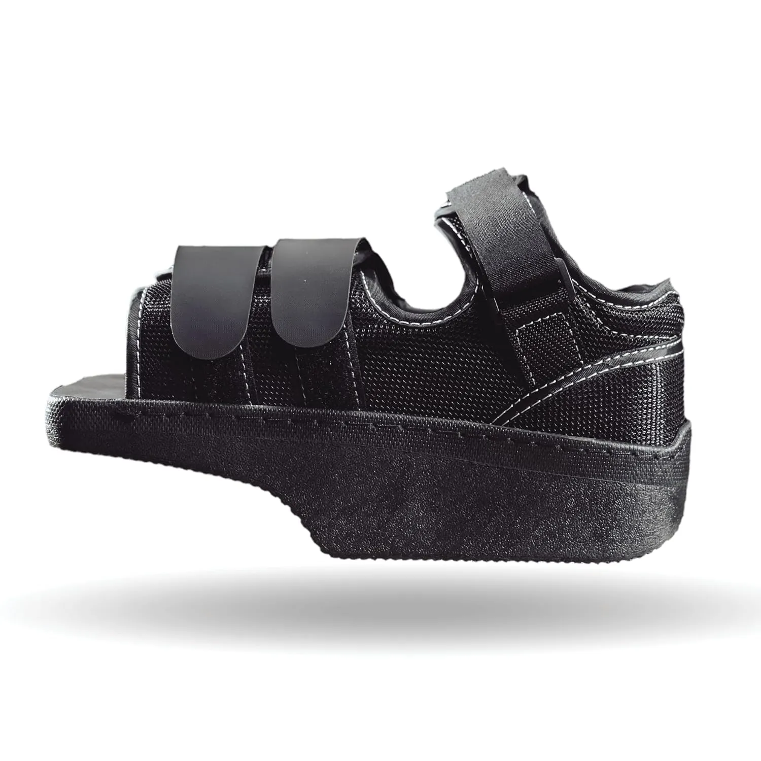 Wedge Post-Op Shoe, Medical Offloading Shoes for Toe Injuries, Surgical and Orthopedic Boot for Foot, Plantar Fasciitis, Bunion, Hammertoe, Broken Toe Support for Men and Women, Size L